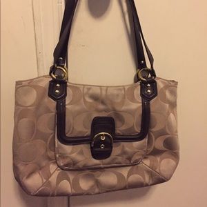 Coach Tan bag